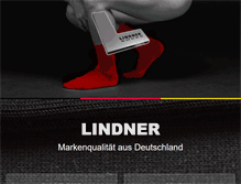 Tablet Screenshot of lindner-socks.com